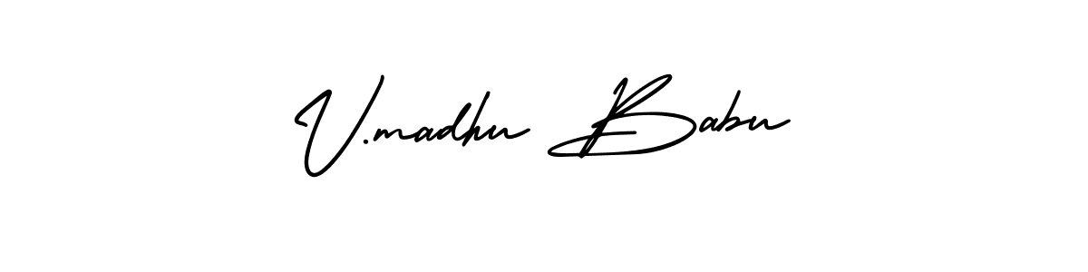 See photos of V.madhu Babu official signature by Spectra . Check more albums & portfolios. Read reviews & check more about AmerikaSignatureDemo-Regular font. V.madhu Babu signature style 3 images and pictures png