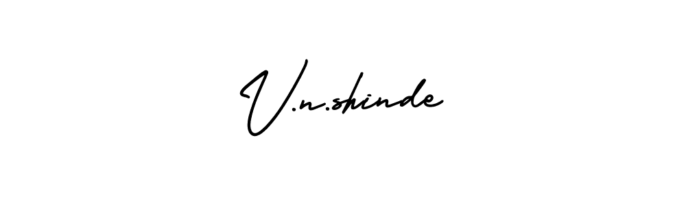 Similarly AmerikaSignatureDemo-Regular is the best handwritten signature design. Signature creator online .You can use it as an online autograph creator for name V.n.shinde. V.n.shinde signature style 3 images and pictures png