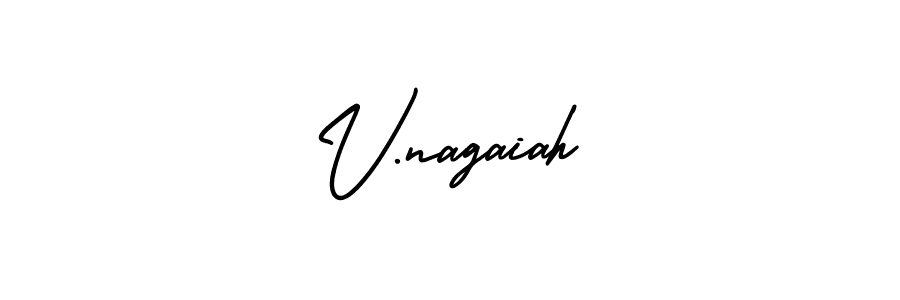 Make a short V.nagaiah signature style. Manage your documents anywhere anytime using AmerikaSignatureDemo-Regular. Create and add eSignatures, submit forms, share and send files easily. V.nagaiah signature style 3 images and pictures png