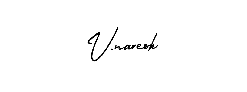Similarly AmerikaSignatureDemo-Regular is the best handwritten signature design. Signature creator online .You can use it as an online autograph creator for name V.naresh. V.naresh signature style 3 images and pictures png