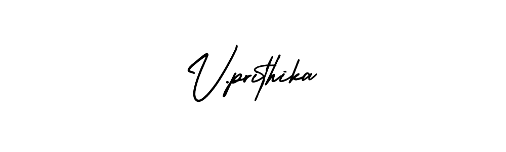 Check out images of Autograph of V.prithika name. Actor V.prithika Signature Style. AmerikaSignatureDemo-Regular is a professional sign style online. V.prithika signature style 3 images and pictures png