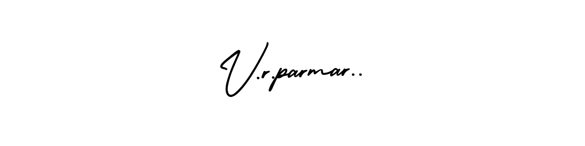 if you are searching for the best signature style for your name V.r.parmar... so please give up your signature search. here we have designed multiple signature styles  using AmerikaSignatureDemo-Regular. V.r.parmar.. signature style 3 images and pictures png