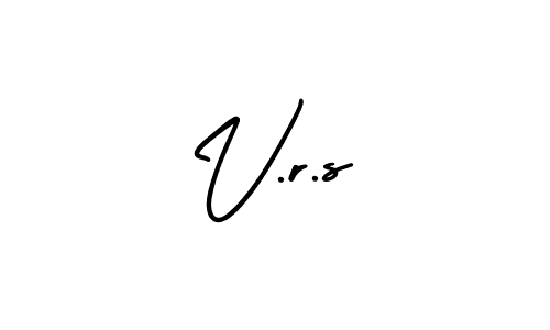 Check out images of Autograph of V.r.s name. Actor V.r.s Signature Style. AmerikaSignatureDemo-Regular is a professional sign style online. V.r.s signature style 3 images and pictures png