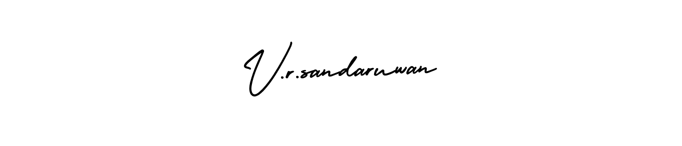 Best and Professional Signature Style for V.r.sandaruwan. AmerikaSignatureDemo-Regular Best Signature Style Collection. V.r.sandaruwan signature style 3 images and pictures png