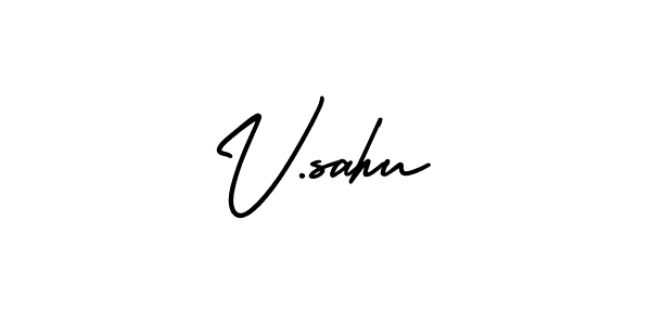 You can use this online signature creator to create a handwritten signature for the name V.sahu. This is the best online autograph maker. V.sahu signature style 3 images and pictures png
