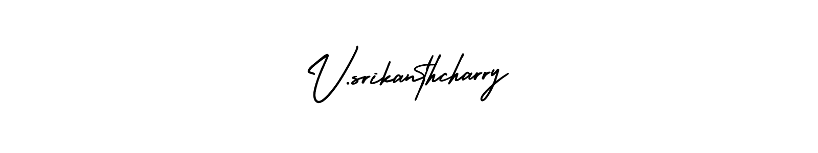 Best and Professional Signature Style for V.srikanthcharry. AmerikaSignatureDemo-Regular Best Signature Style Collection. V.srikanthcharry signature style 3 images and pictures png