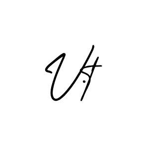 Also we have V.t name is the best signature style. Create professional handwritten signature collection using AmerikaSignatureDemo-Regular autograph style. V.t signature style 3 images and pictures png