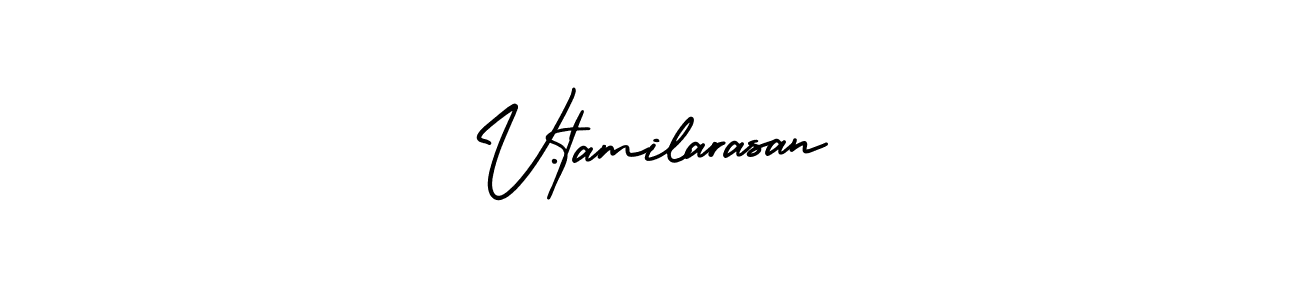 How to Draw V.tamilarasan signature style? AmerikaSignatureDemo-Regular is a latest design signature styles for name V.tamilarasan. V.tamilarasan signature style 3 images and pictures png