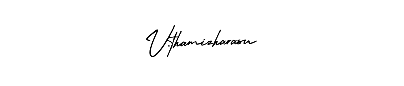 How to Draw V.thamizharasu signature style? AmerikaSignatureDemo-Regular is a latest design signature styles for name V.thamizharasu. V.thamizharasu signature style 3 images and pictures png