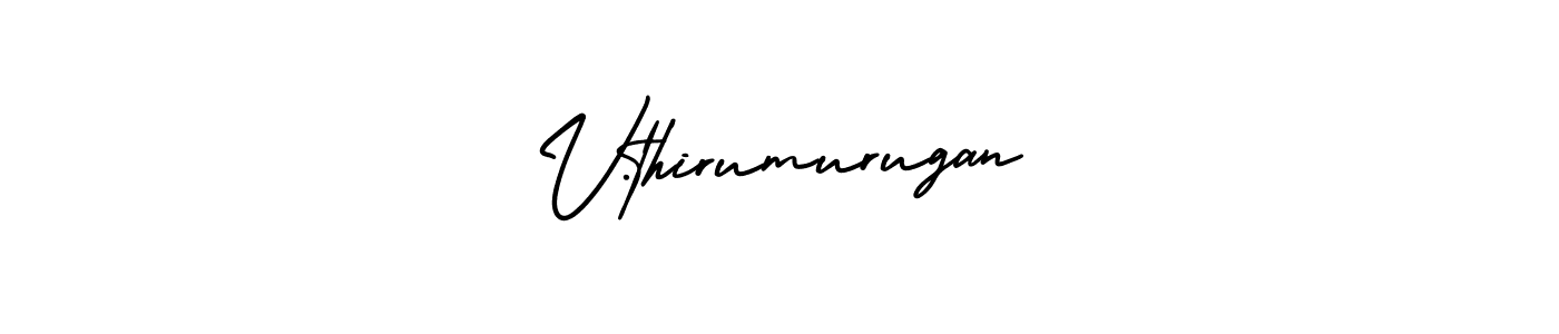 Also You can easily find your signature by using the search form. We will create V.thirumurugan name handwritten signature images for you free of cost using AmerikaSignatureDemo-Regular sign style. V.thirumurugan signature style 3 images and pictures png
