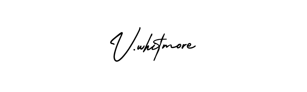 Once you've used our free online signature maker to create your best signature AmerikaSignatureDemo-Regular style, it's time to enjoy all of the benefits that V.whitmore name signing documents. V.whitmore signature style 3 images and pictures png