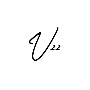 It looks lik you need a new signature style for name V22. Design unique handwritten (AmerikaSignatureDemo-Regular) signature with our free signature maker in just a few clicks. V22 signature style 3 images and pictures png