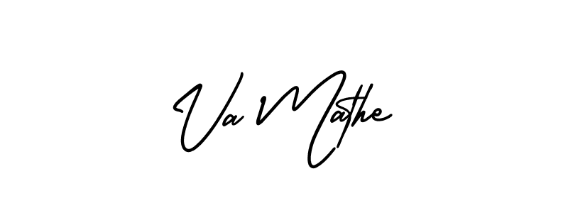 You can use this online signature creator to create a handwritten signature for the name Va Mathe. This is the best online autograph maker. Va Mathe signature style 3 images and pictures png