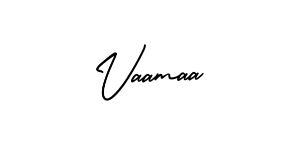 You should practise on your own different ways (AmerikaSignatureDemo-Regular) to write your name (Vaamaa) in signature. don't let someone else do it for you. Vaamaa signature style 3 images and pictures png