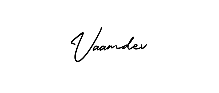 How to Draw Vaamdev signature style? AmerikaSignatureDemo-Regular is a latest design signature styles for name Vaamdev. Vaamdev signature style 3 images and pictures png