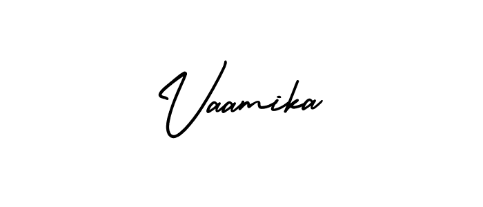 Design your own signature with our free online signature maker. With this signature software, you can create a handwritten (AmerikaSignatureDemo-Regular) signature for name Vaamika. Vaamika signature style 3 images and pictures png