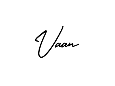 Use a signature maker to create a handwritten signature online. With this signature software, you can design (AmerikaSignatureDemo-Regular) your own signature for name Vaan. Vaan signature style 3 images and pictures png