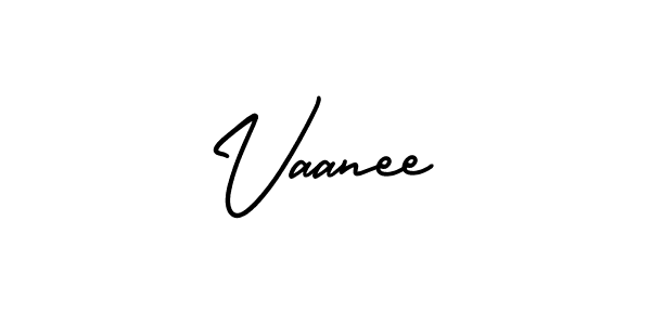 Best and Professional Signature Style for Vaanee. AmerikaSignatureDemo-Regular Best Signature Style Collection. Vaanee signature style 3 images and pictures png