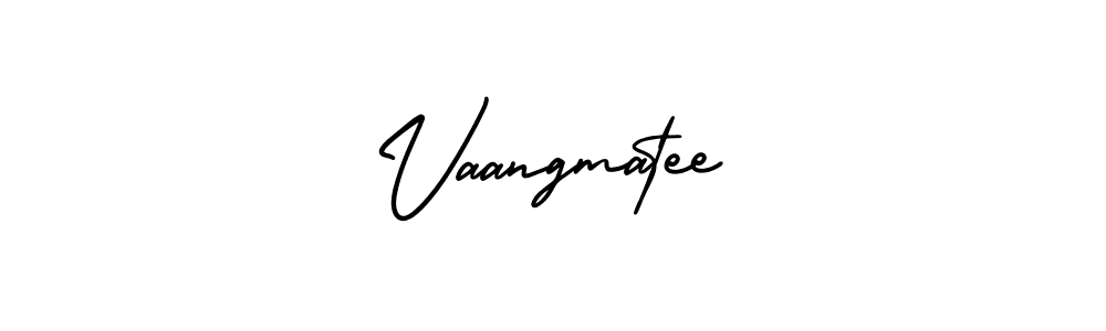 This is the best signature style for the Vaangmatee name. Also you like these signature font (AmerikaSignatureDemo-Regular). Mix name signature. Vaangmatee signature style 3 images and pictures png