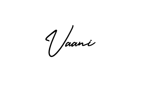 It looks lik you need a new signature style for name Vaani. Design unique handwritten (AmerikaSignatureDemo-Regular) signature with our free signature maker in just a few clicks. Vaani signature style 3 images and pictures png