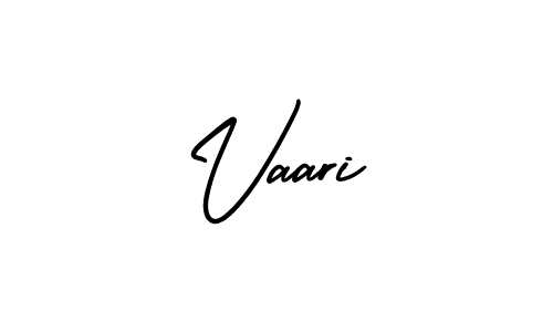 Make a beautiful signature design for name Vaari. With this signature (AmerikaSignatureDemo-Regular) style, you can create a handwritten signature for free. Vaari signature style 3 images and pictures png