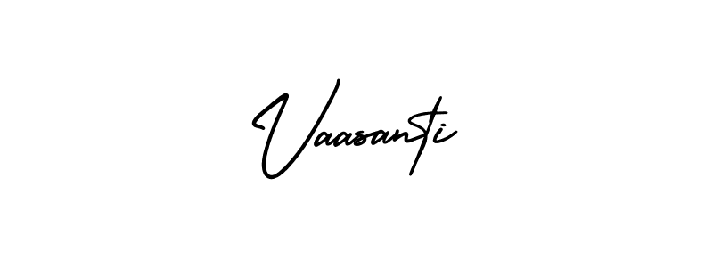 AmerikaSignatureDemo-Regular is a professional signature style that is perfect for those who want to add a touch of class to their signature. It is also a great choice for those who want to make their signature more unique. Get Vaasanti name to fancy signature for free. Vaasanti signature style 3 images and pictures png