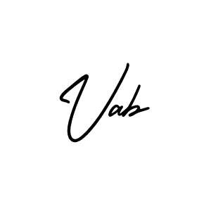 Best and Professional Signature Style for Vab. AmerikaSignatureDemo-Regular Best Signature Style Collection. Vab signature style 3 images and pictures png