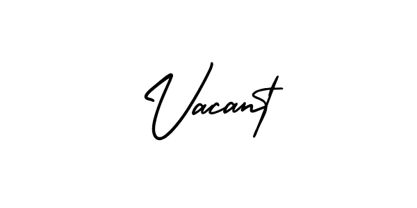 Also we have Vacant name is the best signature style. Create professional handwritten signature collection using AmerikaSignatureDemo-Regular autograph style. Vacant signature style 3 images and pictures png