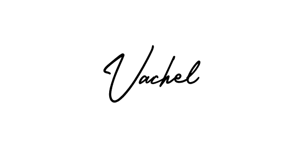 Similarly AmerikaSignatureDemo-Regular is the best handwritten signature design. Signature creator online .You can use it as an online autograph creator for name Vachel. Vachel signature style 3 images and pictures png