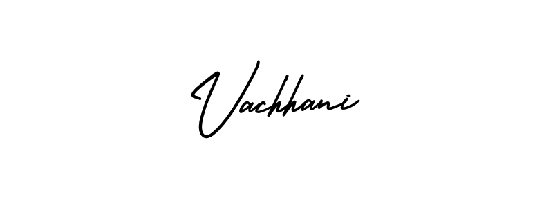 Also You can easily find your signature by using the search form. We will create Vachhani name handwritten signature images for you free of cost using AmerikaSignatureDemo-Regular sign style. Vachhani signature style 3 images and pictures png