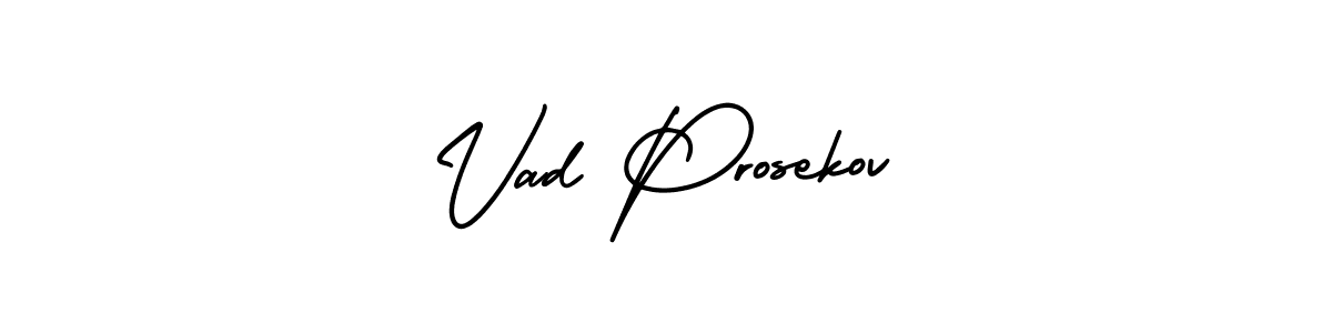 This is the best signature style for the Vad Prosekov name. Also you like these signature font (AmerikaSignatureDemo-Regular). Mix name signature. Vad Prosekov signature style 3 images and pictures png