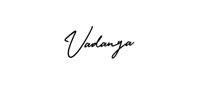 You can use this online signature creator to create a handwritten signature for the name Vadanya. This is the best online autograph maker. Vadanya signature style 3 images and pictures png