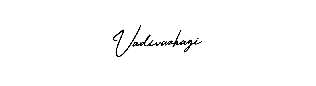 Use a signature maker to create a handwritten signature online. With this signature software, you can design (AmerikaSignatureDemo-Regular) your own signature for name Vadivazhagi. Vadivazhagi signature style 3 images and pictures png