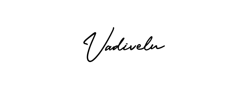 How to Draw Vadivelu signature style? AmerikaSignatureDemo-Regular is a latest design signature styles for name Vadivelu. Vadivelu signature style 3 images and pictures png