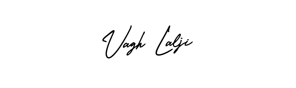 Vagh Lalji stylish signature style. Best Handwritten Sign (AmerikaSignatureDemo-Regular) for my name. Handwritten Signature Collection Ideas for my name Vagh Lalji. Vagh Lalji signature style 3 images and pictures png