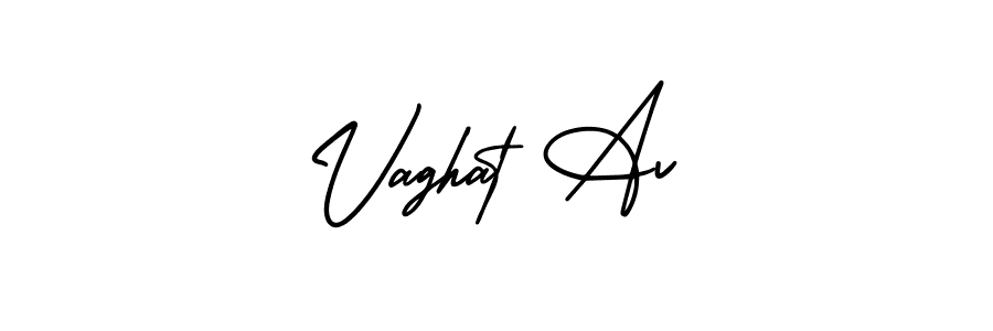 How to Draw Vaghat Av signature style? AmerikaSignatureDemo-Regular is a latest design signature styles for name Vaghat Av. Vaghat Av signature style 3 images and pictures png