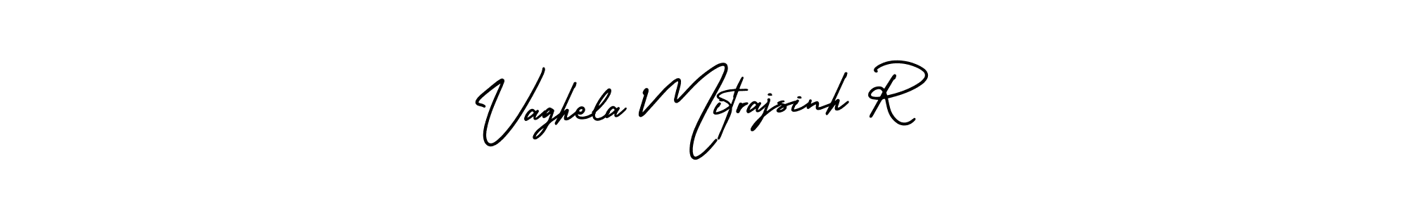 It looks lik you need a new signature style for name Vaghela Mitrajsinh R. Design unique handwritten (AmerikaSignatureDemo-Regular) signature with our free signature maker in just a few clicks. Vaghela Mitrajsinh R signature style 3 images and pictures png