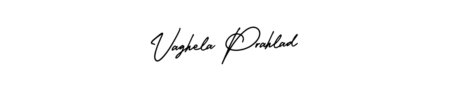 Design your own signature with our free online signature maker. With this signature software, you can create a handwritten (AmerikaSignatureDemo-Regular) signature for name Vaghela Prahlad. Vaghela Prahlad signature style 3 images and pictures png