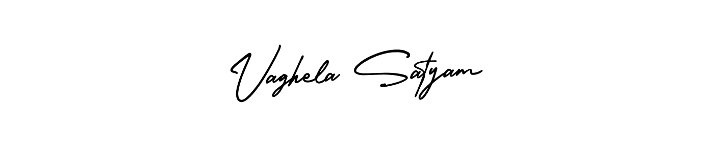 Also we have Vaghela Satyam name is the best signature style. Create professional handwritten signature collection using AmerikaSignatureDemo-Regular autograph style. Vaghela Satyam signature style 3 images and pictures png