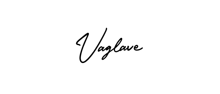 How to make Vaglave name signature. Use AmerikaSignatureDemo-Regular style for creating short signs online. This is the latest handwritten sign. Vaglave signature style 3 images and pictures png