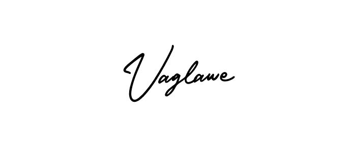 Vaglawe stylish signature style. Best Handwritten Sign (AmerikaSignatureDemo-Regular) for my name. Handwritten Signature Collection Ideas for my name Vaglawe. Vaglawe signature style 3 images and pictures png