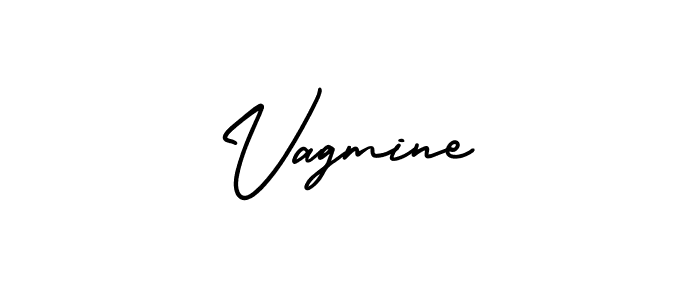 It looks lik you need a new signature style for name Vagmine. Design unique handwritten (AmerikaSignatureDemo-Regular) signature with our free signature maker in just a few clicks. Vagmine signature style 3 images and pictures png