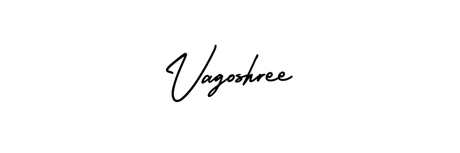 Also You can easily find your signature by using the search form. We will create Vagoshree name handwritten signature images for you free of cost using AmerikaSignatureDemo-Regular sign style. Vagoshree signature style 3 images and pictures png