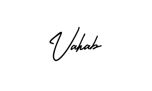 You can use this online signature creator to create a handwritten signature for the name Vahab. This is the best online autograph maker. Vahab signature style 3 images and pictures png