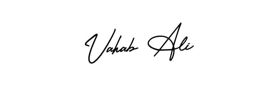 Make a beautiful signature design for name Vahab Ali. Use this online signature maker to create a handwritten signature for free. Vahab Ali signature style 3 images and pictures png