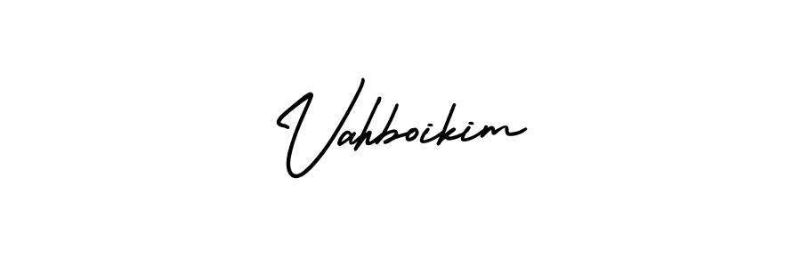 Here are the top 10 professional signature styles for the name Vahboikim. These are the best autograph styles you can use for your name. Vahboikim signature style 3 images and pictures png