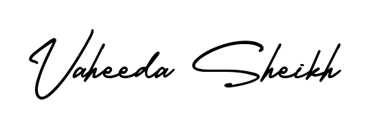 Achieve flawless digital penmanship with Vaheeda Sheikh name in AmerikaSignatureDemo-Regular font. The perfect tool for creating online signatures. Vaheeda Sheikh signature style 3 images and pictures png