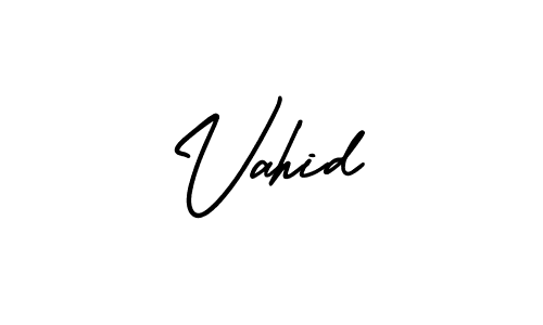 Also we have Vahid name is the best signature style. Create professional handwritten signature collection using AmerikaSignatureDemo-Regular autograph style. Vahid signature style 3 images and pictures png