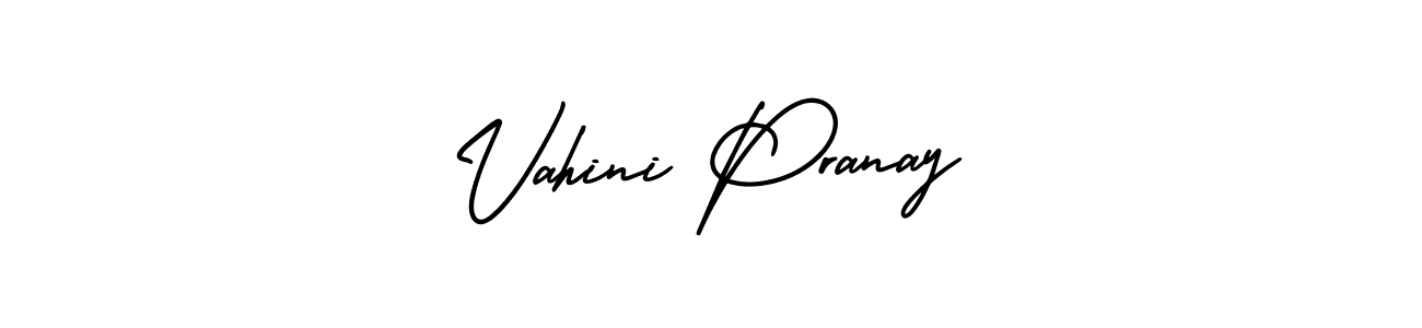 Make a beautiful signature design for name Vahini Pranay. Use this online signature maker to create a handwritten signature for free. Vahini Pranay signature style 3 images and pictures png