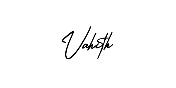 AmerikaSignatureDemo-Regular is a professional signature style that is perfect for those who want to add a touch of class to their signature. It is also a great choice for those who want to make their signature more unique. Get Vahith name to fancy signature for free. Vahith signature style 3 images and pictures png